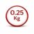 0.25 Kg